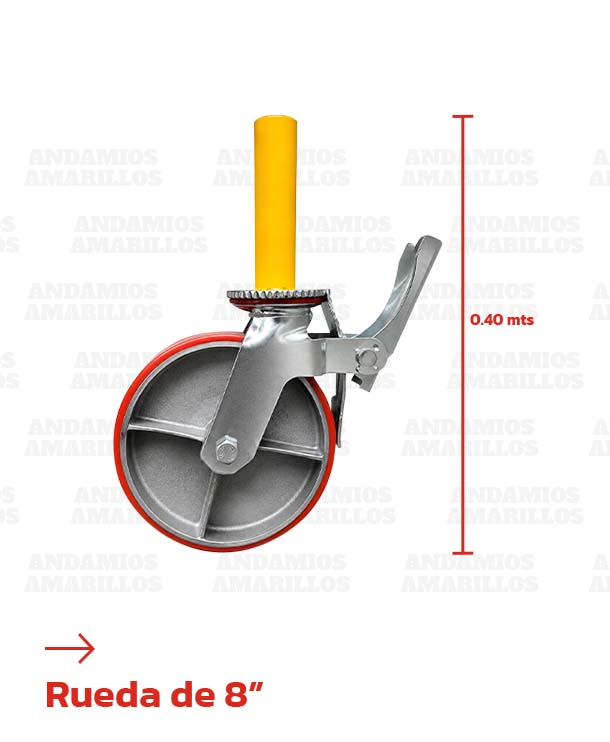 Rueda de 8"